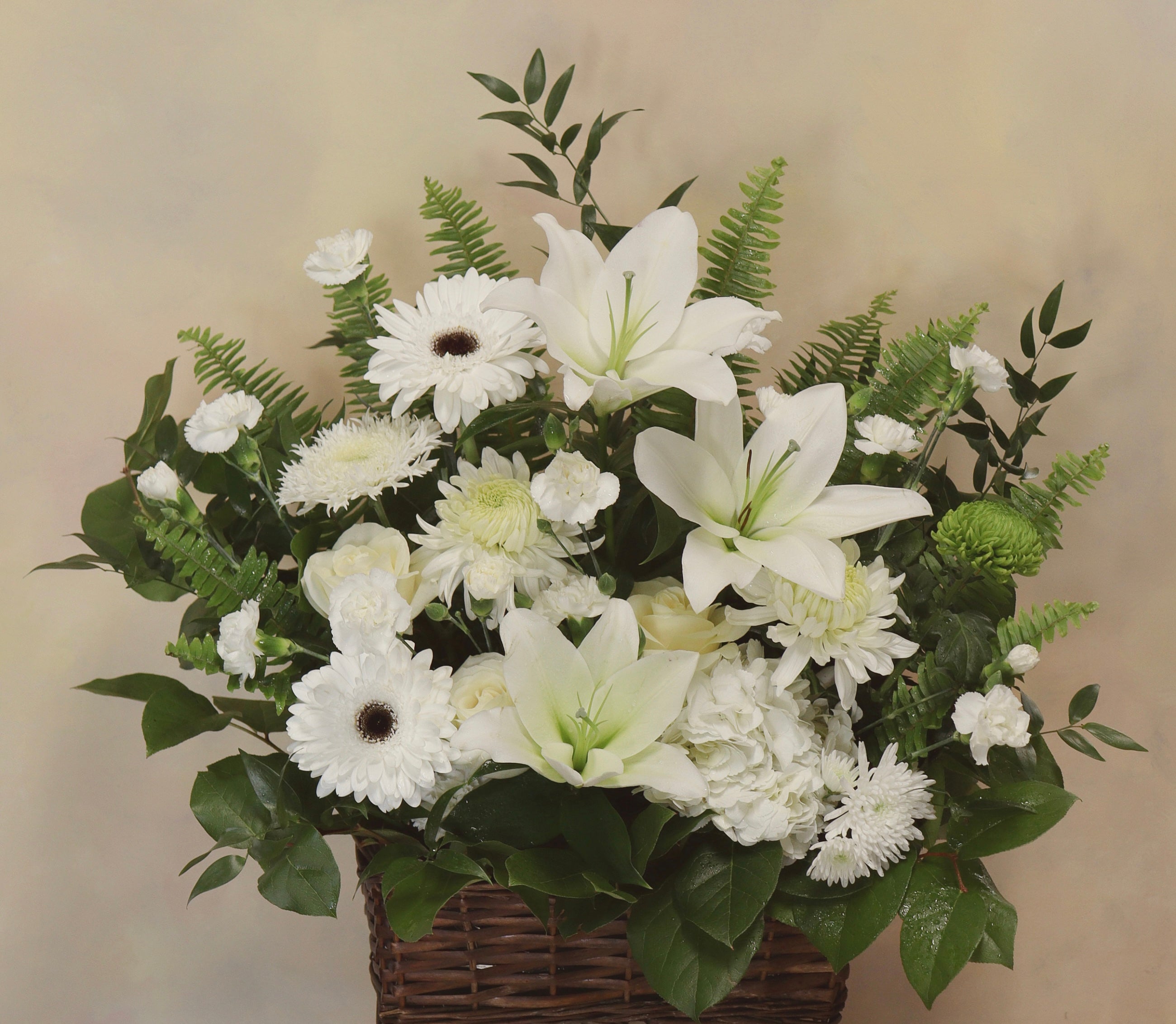 Sympathy Basket – Flowers on 22